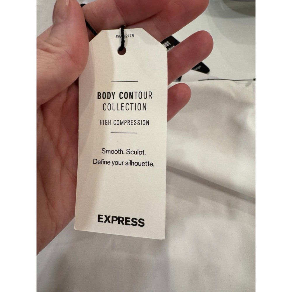 Express Body Contour High Compression Long sleeve size large - Picture 7 of 7